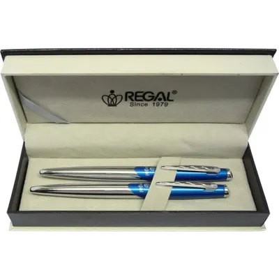 Obrázek produktu pro Kuličkové pero + roller Regal Themis modré - 25024RB