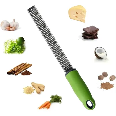 Produktbild von Reibe Parmesanreibe Käsereibe Edelstahl Küchenreibe Zitrus Zester Reibe fein Raspel für Zitrone Parmesan Schokolade Ingwer Knoblauch Muskatnuss