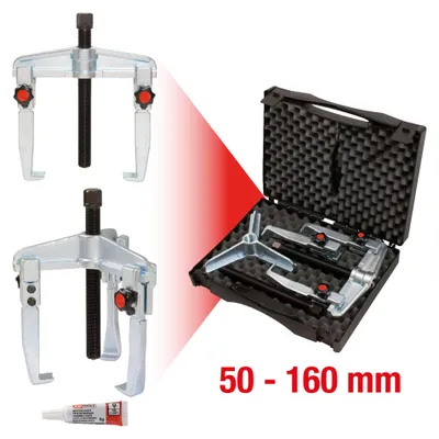 Produktbild von KS Tools 625.1703, Abzieher mit Gleitbacken, Stahl, 7 Stück(e), 6,5 kg