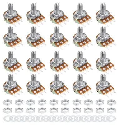 20x Potentiometer WH148 B1M Ohm, 3 Anschlüsse, linear
