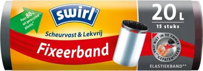 Zdjęcie produktu dla swirl® 4695 swirl® wkłady do pojemników na śmieci Taśma mocująca wkłady do pojemników na śmieci 20,0 l 15 szt.