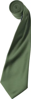 Immagine prodotto di Cravatta Premier da uomo in raso, tinta unita (2 pezzi/confezione) RW6934 (taglia unica) (oliva)