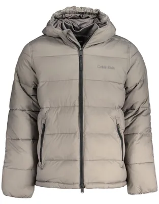 Produktbild von Graue Herrenjacke mit Kapuze – Wasserabweisend & Stilvoll