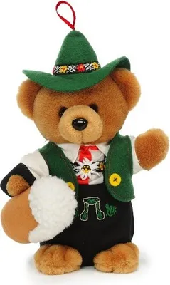 Produktbild von Trachten-Teddybär mit Trachtenhose und Bierkrug 25 cm