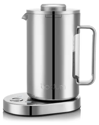 Produktbild von Bodum BISTRO Elektrischer doppelwandiger Wasserkocher mit Temperaturregelung, 1,
