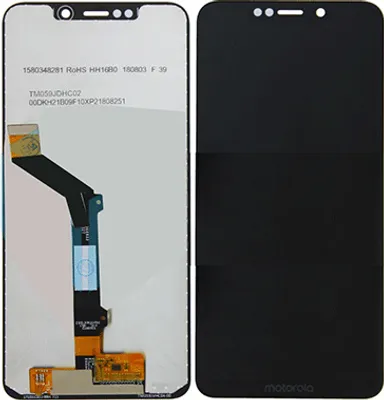 Produktbild von Display + Touchscreen Einheit passend für Motorola One / P30 Play, schwarz