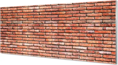 Produktbild von Glasbilder 125x50 Wandkunst Vintage brick wall