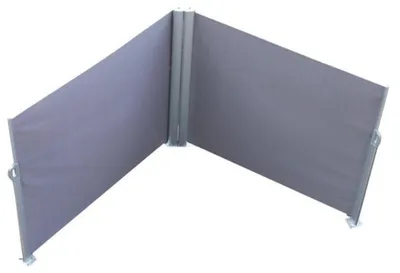 Productafbeelding van Leco dubbele zonnescherm, antraciet - Afmetingen: 600 cm x 160 cm; artikelnummer: 24400114