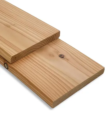 Produktbild von Glattes Holzbrett Lärche 20x190 mm 180 cm