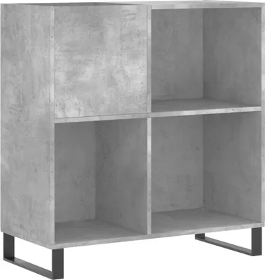Produktbild von vidaXL Plattenschrank Betongrau 84,5x38x89 cm Holzwerkstoff