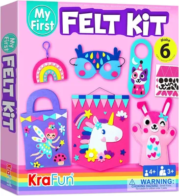 Immagine prodotto di Set di feltro per bambine, colorato, creativo, 1 set, per bambini