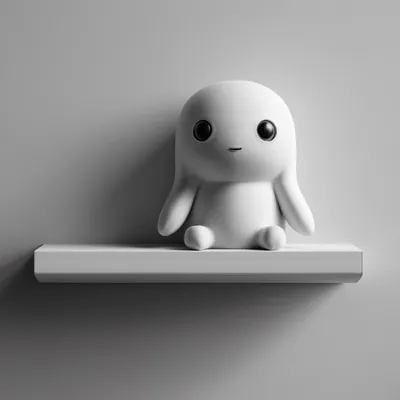 Hasenfigur-Wandregal – Decords Wandregal, Produktansicht 1