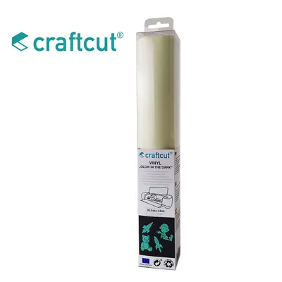 Produktbild von craftcut Glow in the Dark Vinylfolie 30,5 x 50 cm