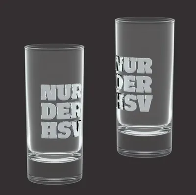 Produktbild von HSV Fanartikel HSV Schnapsglas 2er Set Relief ohne