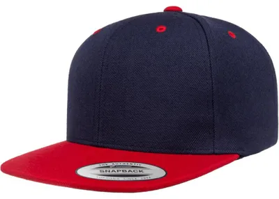 Image de Casquette Flexfit - Snapback TN1304 (taille unique) (bleu marine/rouge)