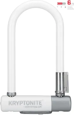 Produktbild von Kryptonite KryptoLok Mini-7 Bügelschloss pearly white Schwarz