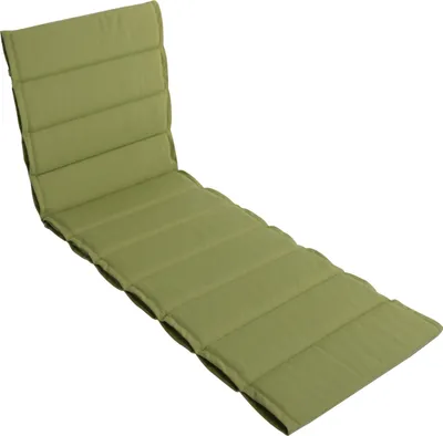Produktbild von LILENO HOME Sonnenliege Auflage als [1er Set - Rollliege] in Grün - Gartenliegen Auflage perfekt für Strandliege - Polster Auflage für Gartenliege (200x60x4,5cm)