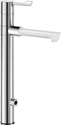 Produktbild von Delabie Elektron. MBatt. Schwenkausl., H300mm,1 BIOCLIP-Einmalauslauf