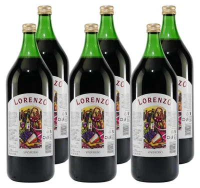 Produktbild von Lorenzo Vino Rosso Rotwein (6 x 2,0L)