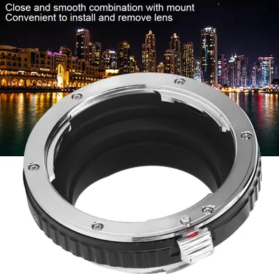 Immagine prodotto di Fikaz l R-l M Anello adattatore per obiettivi Leica con attacco R sulla fotocamera