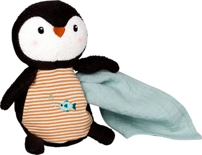 Produktbild von Kuscheltier mit Schnuffeltuch "Pinguin" Little Wonder