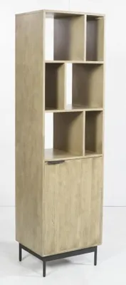 Produktbild von CURVE Regal mit 1 Tür / 6 Ablagen