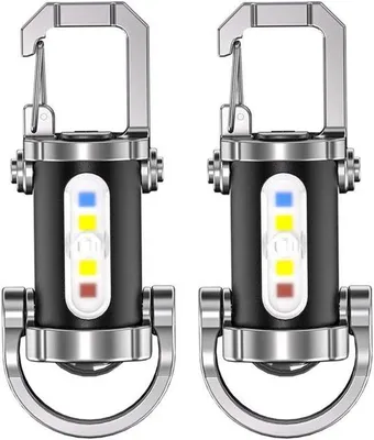 Obrázek produktu pro Mini LED svítilna, dobíjecí přes USB, vodotěsná, s více nastaveními, přenosná, ideální na kempování a turistiku