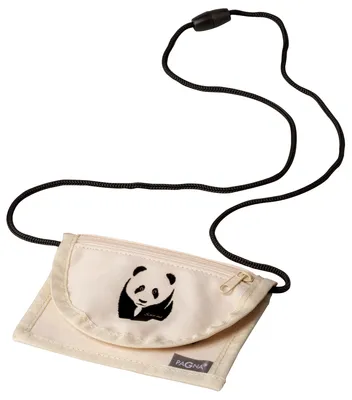 Produktbild von PAGNA Brustbeutel "Panda" Baumwolle naturfarben