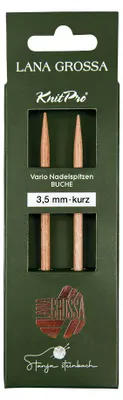 Produktbild von Lana Grossa - Nadelspitzen Vario Holz Buche kurz 3,5mm
