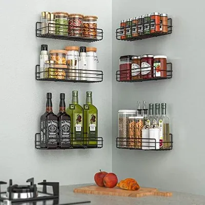 Productafbeelding van Famanu kruidenrek met grote capaciteit - voor wandmontage