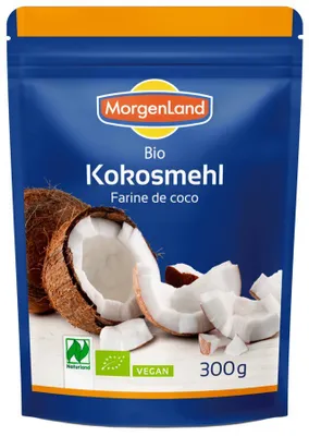 Image de MorgenLand - Farine de noix de coco - 300 g - Paquet de 7