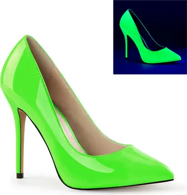 Produktbild von AMUSE-20 Damen Pumps von Pleaser, Grün  , EU 40, US 10