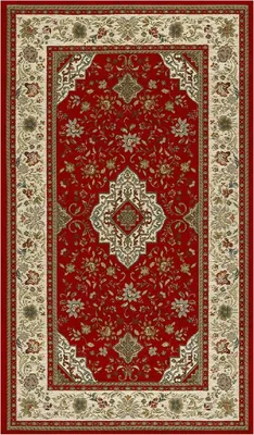 Produktbild von Orientteppich persische Art, rot Tabriz