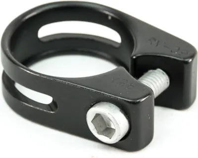 Produktbild von Sattel Rohr Klemme 28,6mm Sattel Stützen Klemmring Schelle Innensechskant schwarz