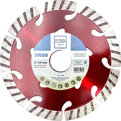 Produktbild von Diamanttrennscheibe SRS8 Beton Turbo - Ø 125 mm - 22,23 mm Bohrung