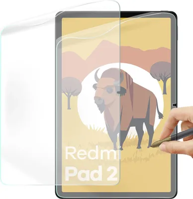 Produktbild von Papierimitationsfolie für Xiaomi Redmi Pad 2, Bizon Film Tab Papirus Duo, 2 Stück