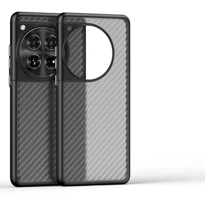 Obrázok produktu pre Ochranné puzdro na mobilný telefón OnePlus 12 z matného plastu, odolné proti nárazom, čierne