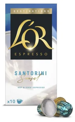 Produktbild von L'OR Santorini Kaffeekapseln für Nespresso®‑Maschinen, 10 Stk.