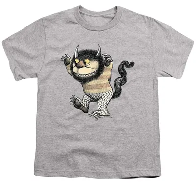 Productafbeelding van "Where the Wild Things Are" - T-shirt voor kinderen, model TV38677 (maat 140-146) (sportieve heatherkleur)