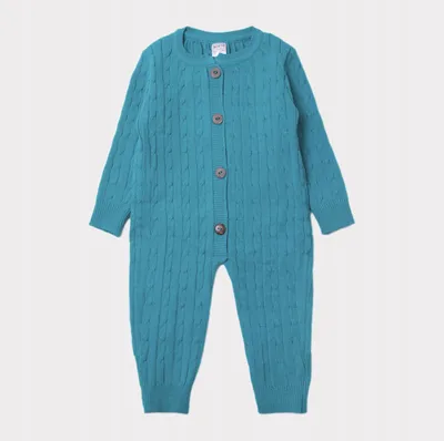 Produktbild von Baby Strampler – Größe 74/80 (6–12 Monate) – Grün – 100% Baumwolle – Weich und atmungsaktiv