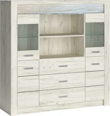 Produktbild von Highboard in Esche weiß INGENIO-161