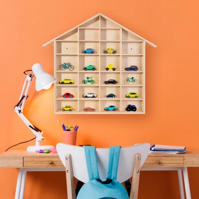 Produktbild von Creative Deco Setzkasten Holz Sammelbox Holztablett 26 Fächer - 56x50x3,5 cm