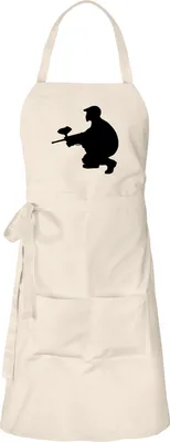 Produktbild von Huuraa Schürze Paintball Silhouette Natur mit Taschen Baumwolle Kochschürze Geschenkidee