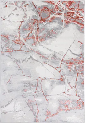 Immagine prodotto di Mazovia Tappeto Grigio Moderno Astratto, Glamour, Marmo - Soggiorno, Camera da letto, Sala da pranzo, Ufficio - Pelo corto - Rettangolare - Elegante - 300x400 cm