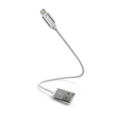 Produktbild von Lade-/Datenkabel, Lightning, 0,2 m, Weiß (00178283)