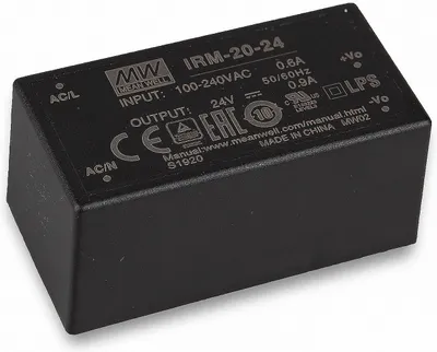 Image de Mean Well IRM-20-24 Module d'alimentation à découpage 24V/DC/0-0,9A/ 21,6W