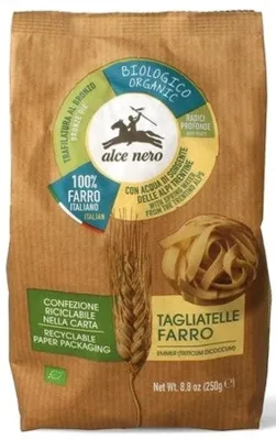 Immagine prodotto di Pasta Tagliatelle al Farro250g - Alce Nero