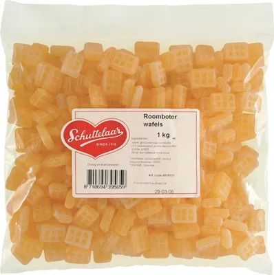 Produktbild von Schuttelaar Butterwaffeln 1 Kilo Lakritz