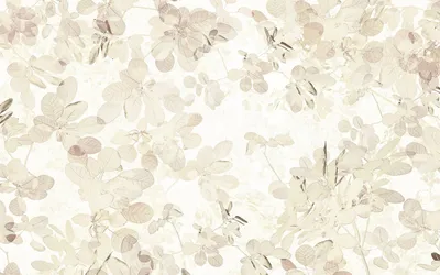 Produktbild von Sanders & Sanders Fototapete Blätter Beige und Weiß 400 x 250 cm
