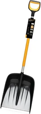 Immagine prodotto di Fiskars 1057177 pala/trowel Pala da neve in metallo nero, arancione